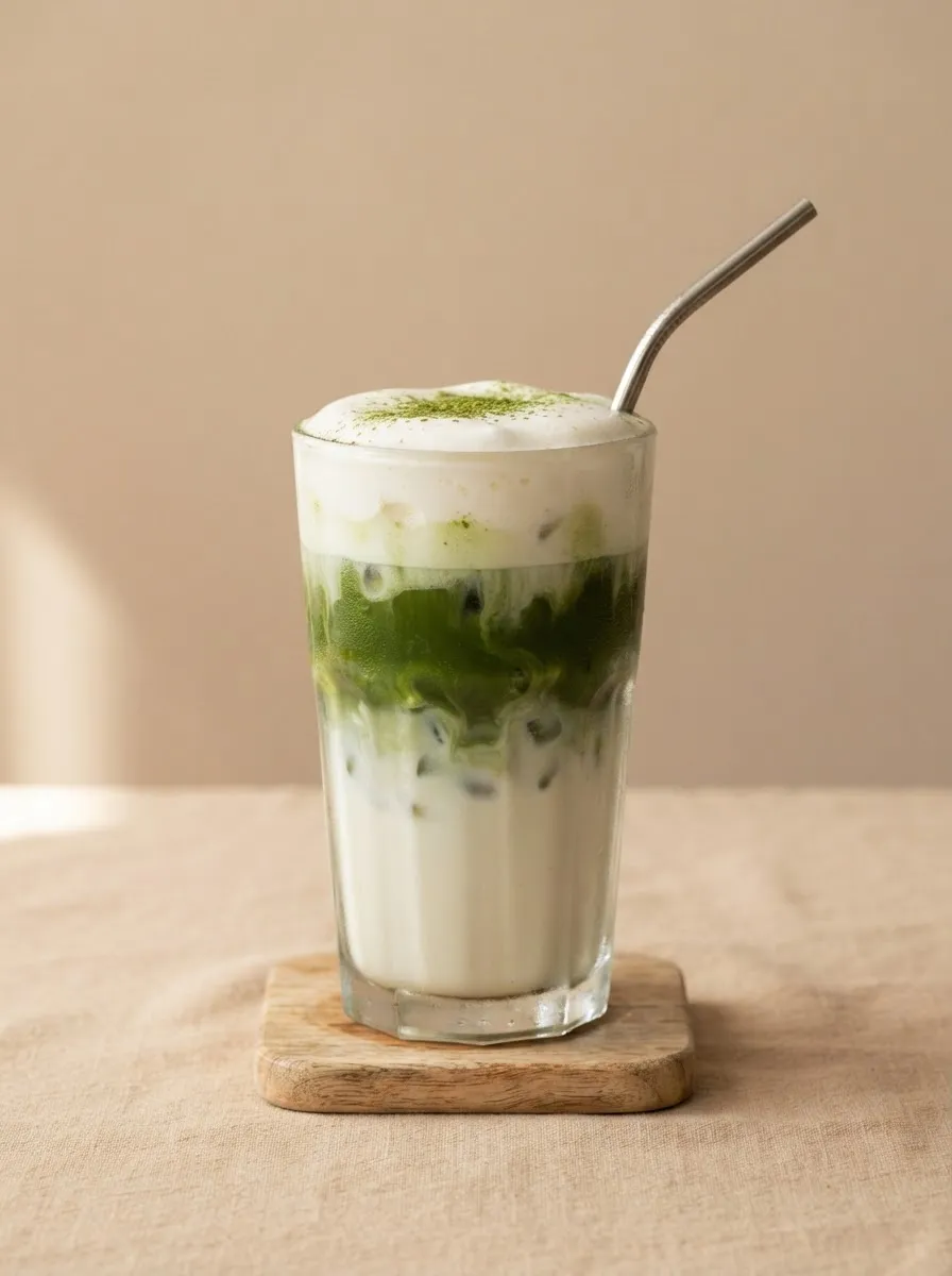 Matcha latte kem sữa