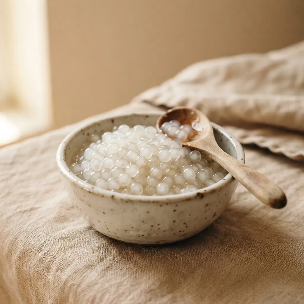 Topping trân châu trắng