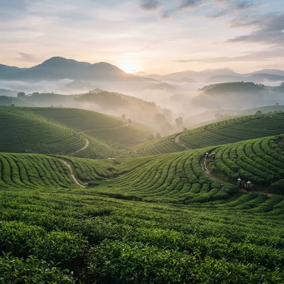 Đồi chè Bảo Lộc