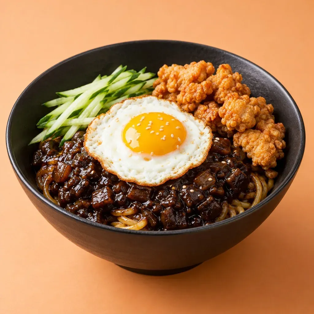 Mì Tương Đen Gà Viên