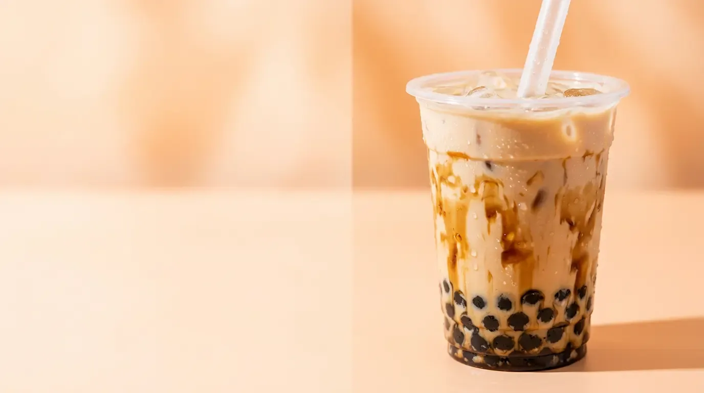 Ly trà sữa trân châu đường đen