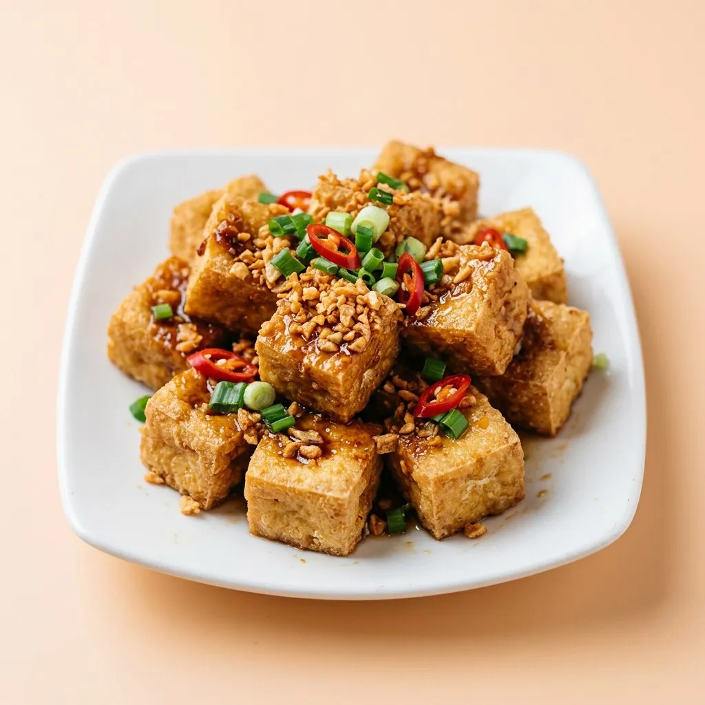 Đậu Hủ Chiên Mắm Tỏi