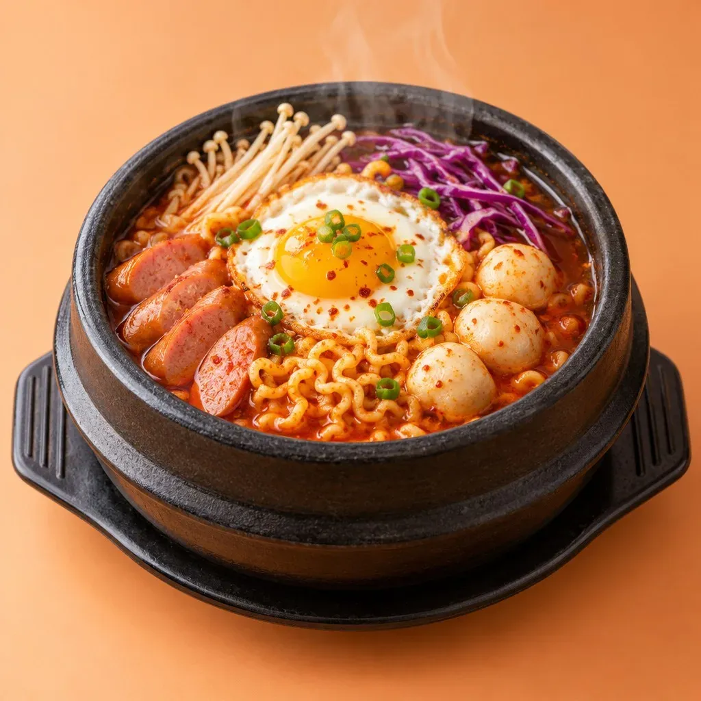 Mì Cay Viên Xúc Xích Trứng